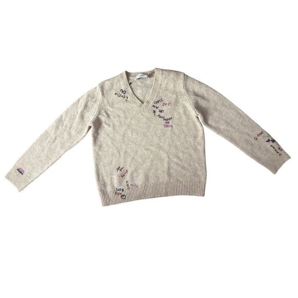 Coach Embroidered Wool Sweater Size M - Picture 3 of 7